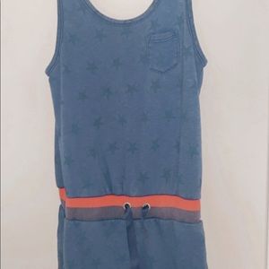 blue star romper